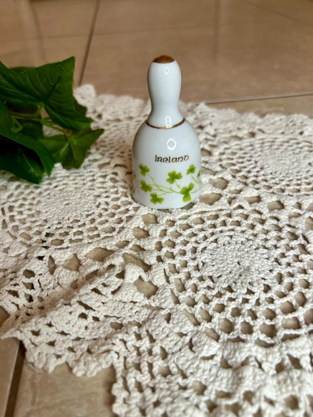 Ireland Mini Porcelain Bell